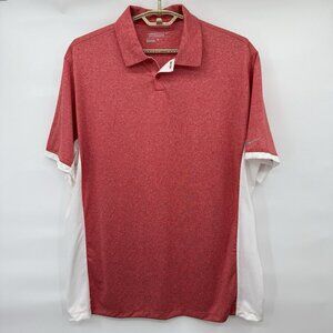 Nike Golf Tour Performance‎ DRI-FIT Polo Shirt Mens Size XL Red White